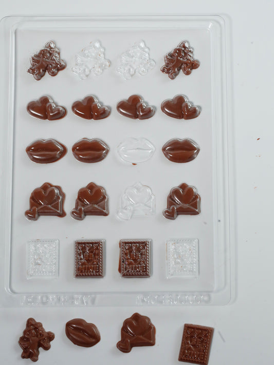 Valentine's Day Icons Chocolate Mould - Sweetheart Edition