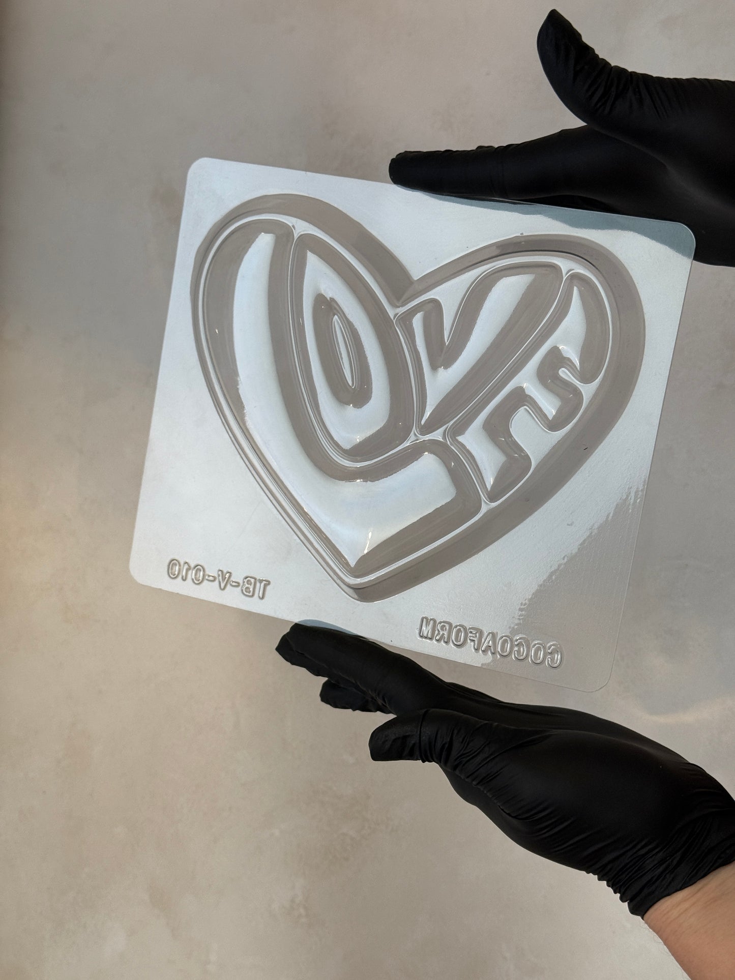 Love Heart Chocolate Bar Mould