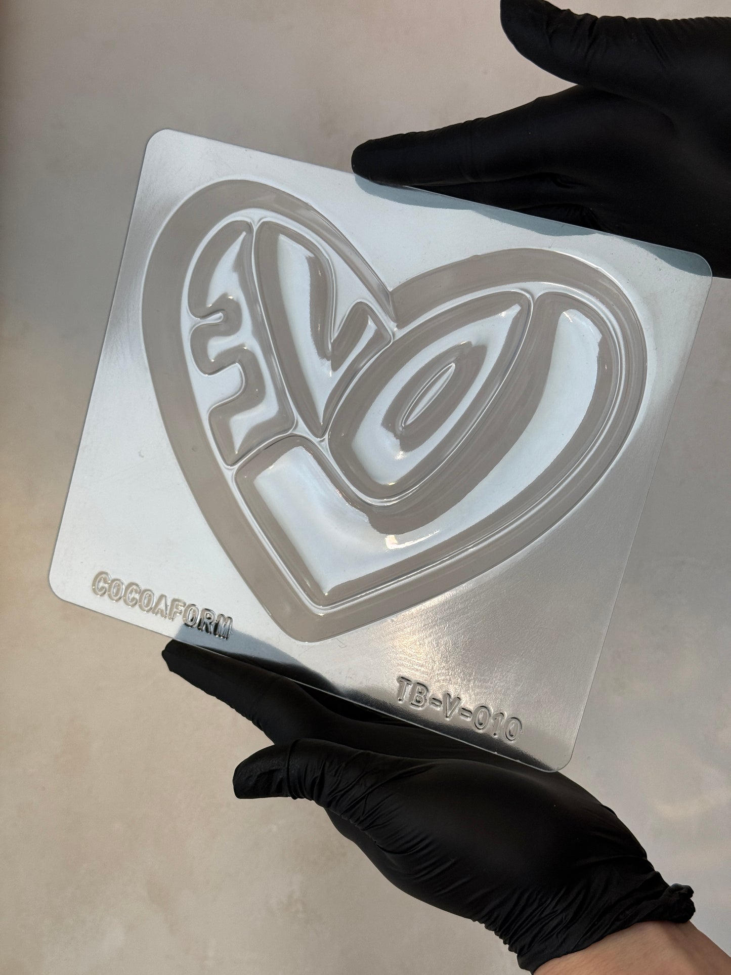 Love Heart Chocolate Bar Mould