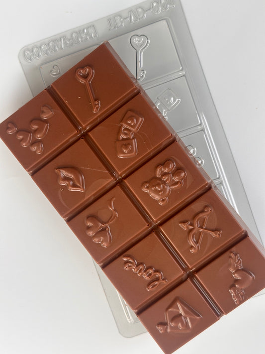 Valentine's Day Chocolate Bar Mould