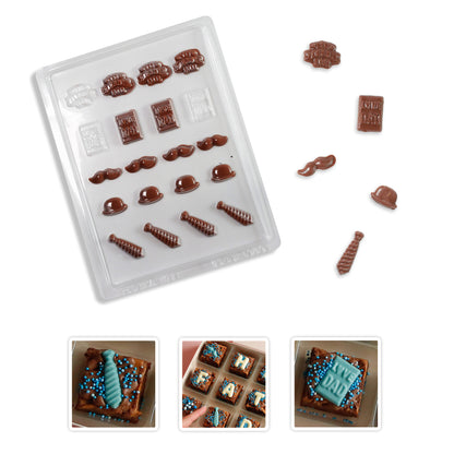 Father’s Day Icons Chocolate Mould ( 20 cavities)