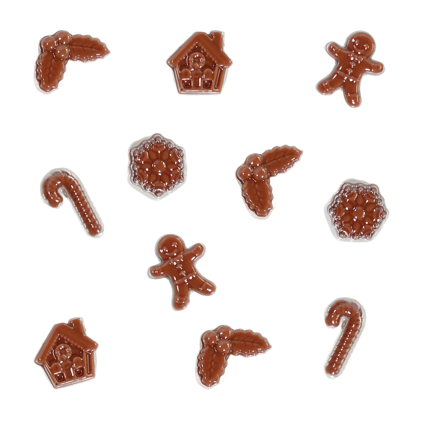 Christmas Chocolate Mould | Gingerbread, Candy Cane, Snowflake & Mini Icons