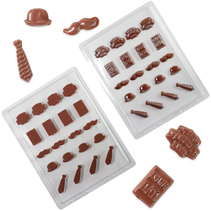 Father’s Day Icons Chocolate Mould ( 20 cavities)
