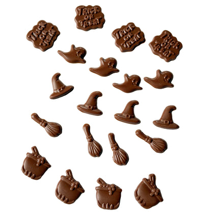 Halloween Chocolate Mould – Ghosts, Witch Hats & Cauldrons