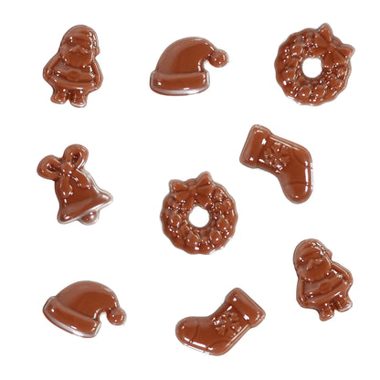 Christmas Chocolate Mould – Santa, Wreath, Stocking & Bell | Cocoaform