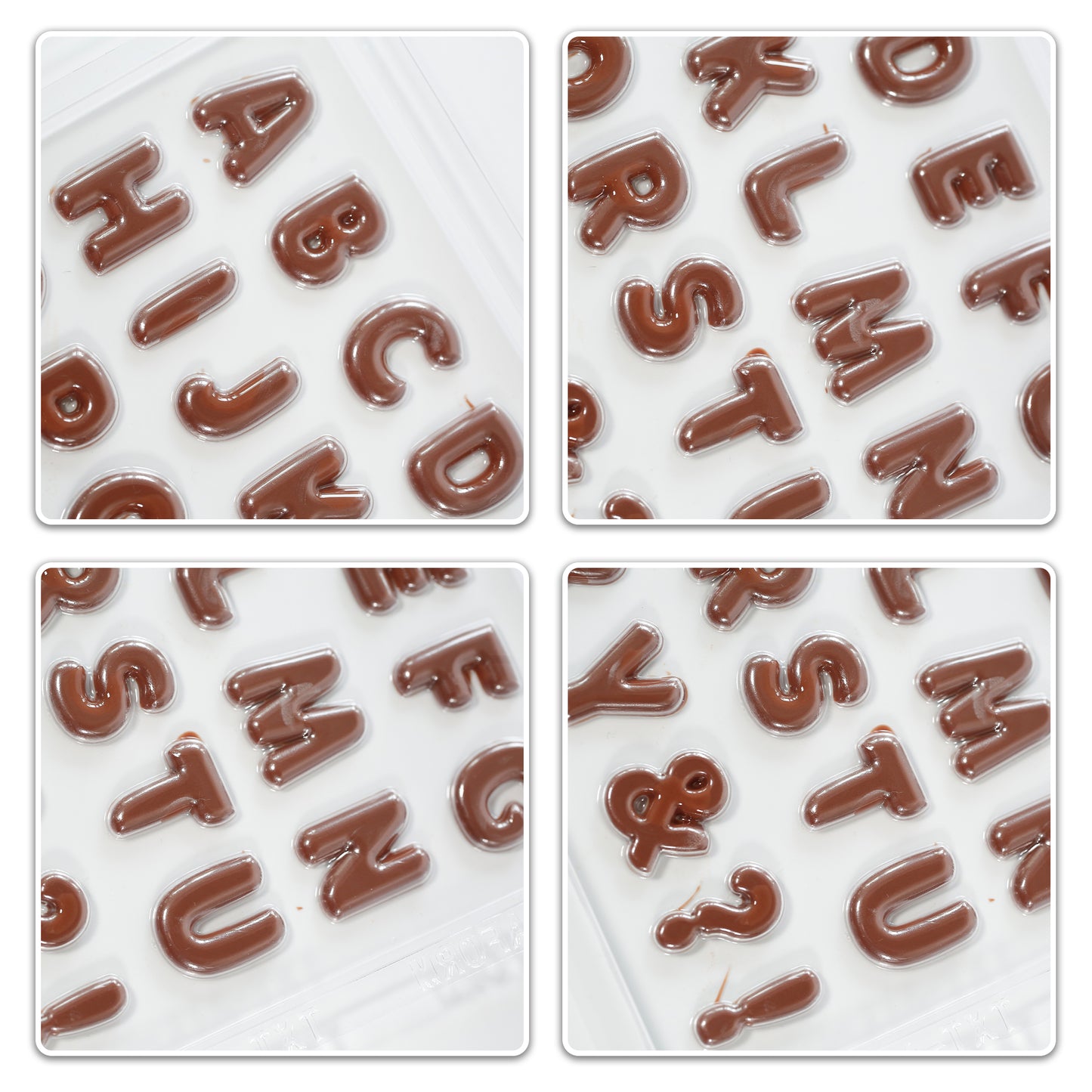Alphabet Chocolate Mould | A–YMini Letter Shapes for Cake & Brownie Decorating
