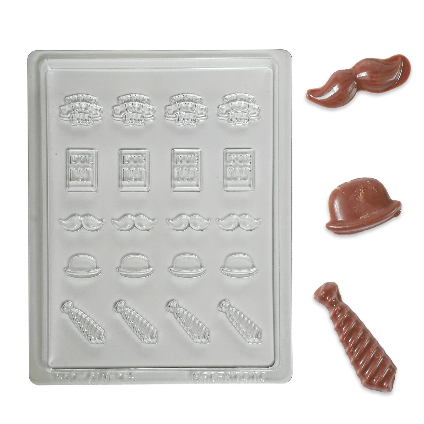 Father’s Day Icons Chocolate Mould ( 20 cavities)