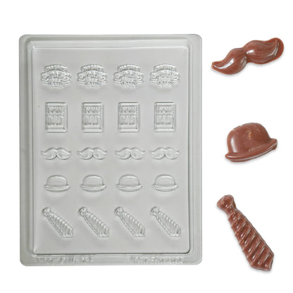 Father’s Day Icons Chocolate Mould ( 20 cavities)