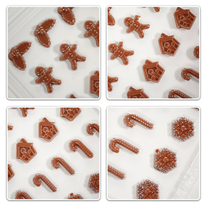 Christmas Chocolate Mould | Gingerbread, Candy Cane, Snowflake & Mini Icons