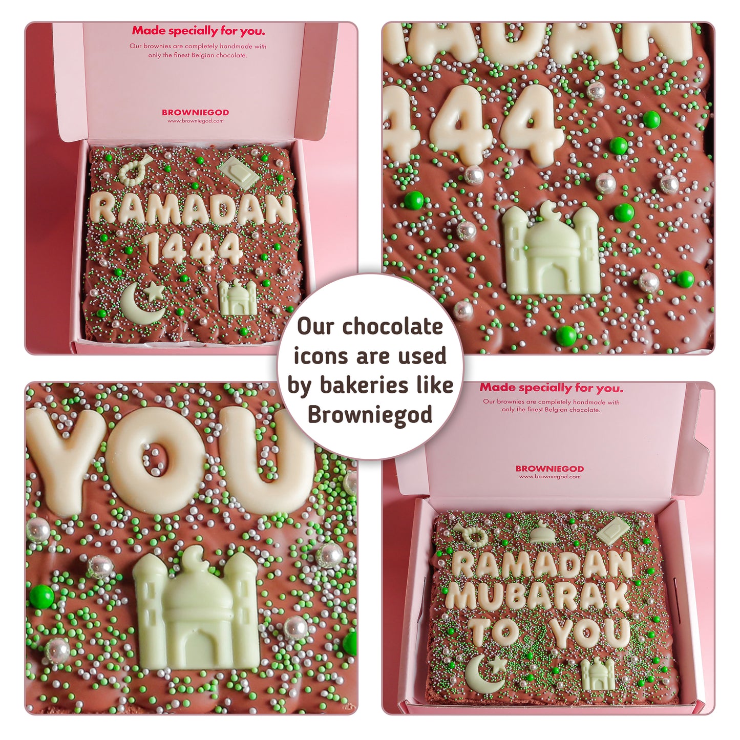 Ramadan chocolate moulds  - Mini mosque Icon for eid