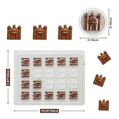 Ramadan chocolate moulds  - Mini mosque Icon for eid