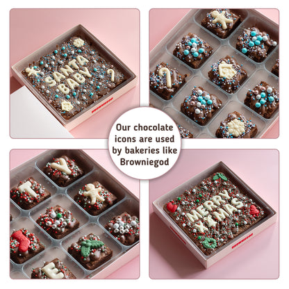 Christmas Chocolate Mould | Gingerbread, Candy Cane, Snowflake & Mini Icons