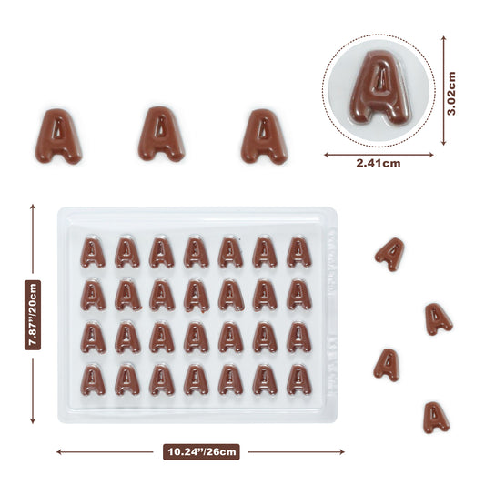Chocolate Letter Mould — Pick Any Letter