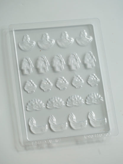 Diwali Chocolate Mould – Diyas, Lotuses & Rangoli Designs