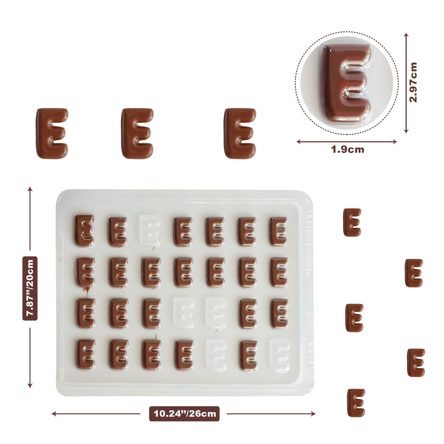 Chocolate Letter Mould — Pick Any Letter