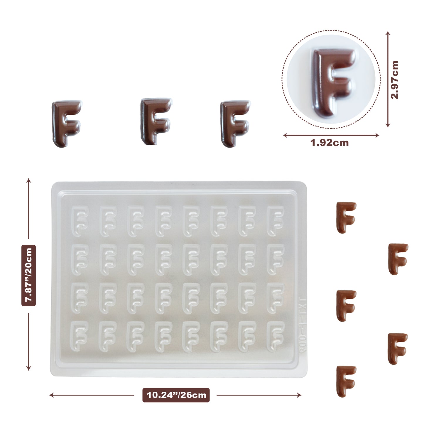 Chocolate Letter Mould — Pick Any Letter