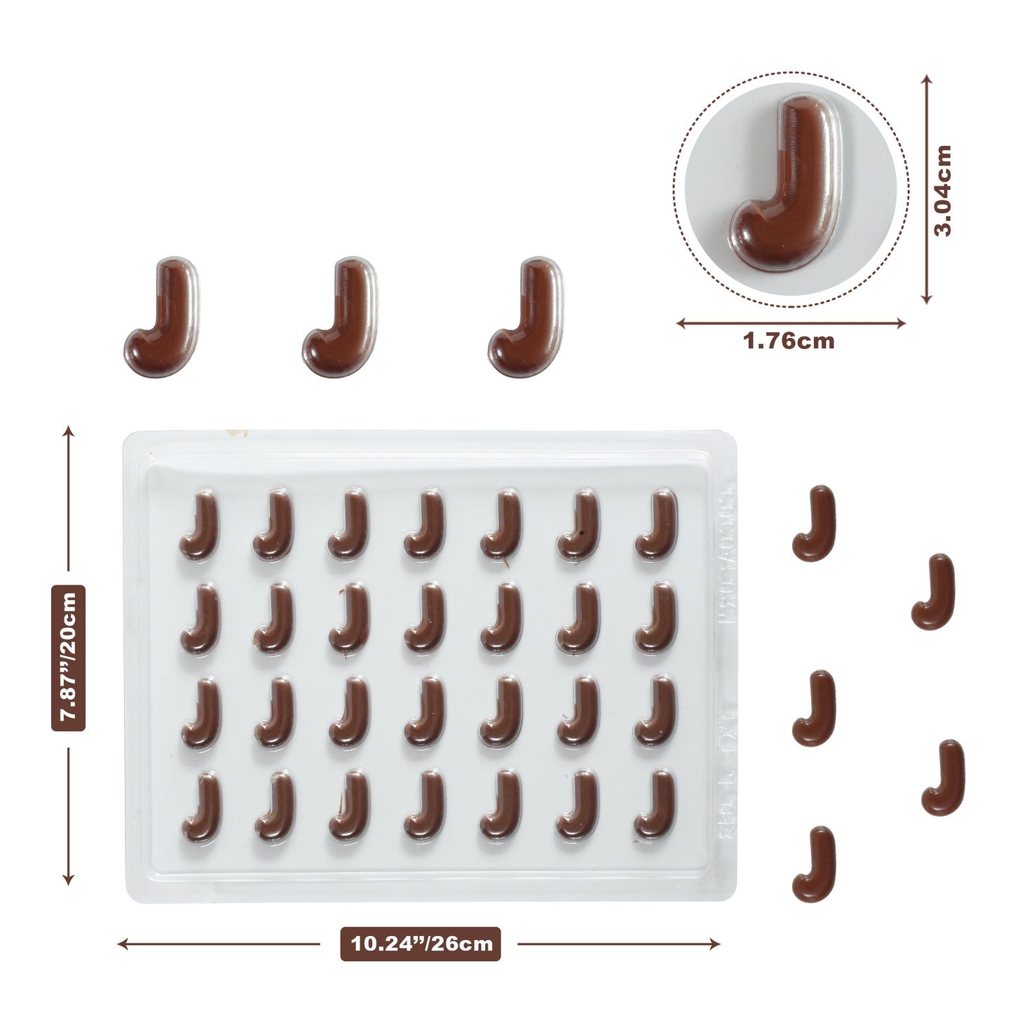 Chocolate Letter Mould — Pick Any Letter