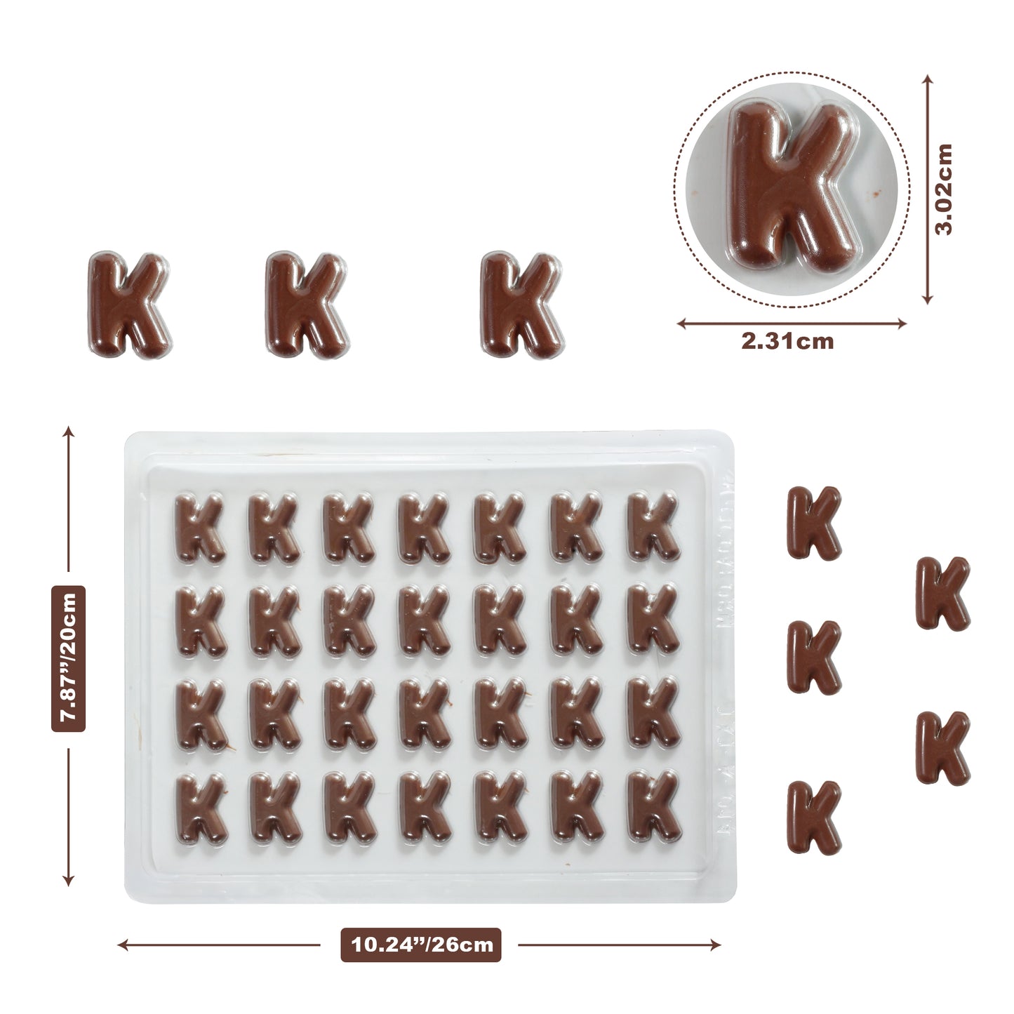 Chocolate Letter Mould — Pick Any Letter