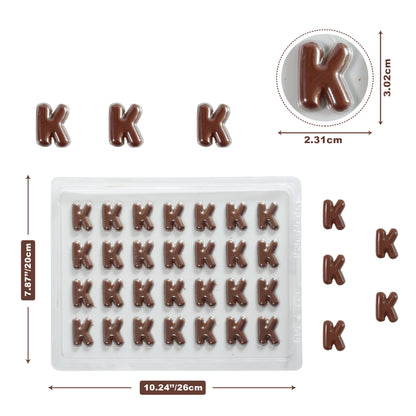 Chocolate Letter Mould — Pick Any Letter