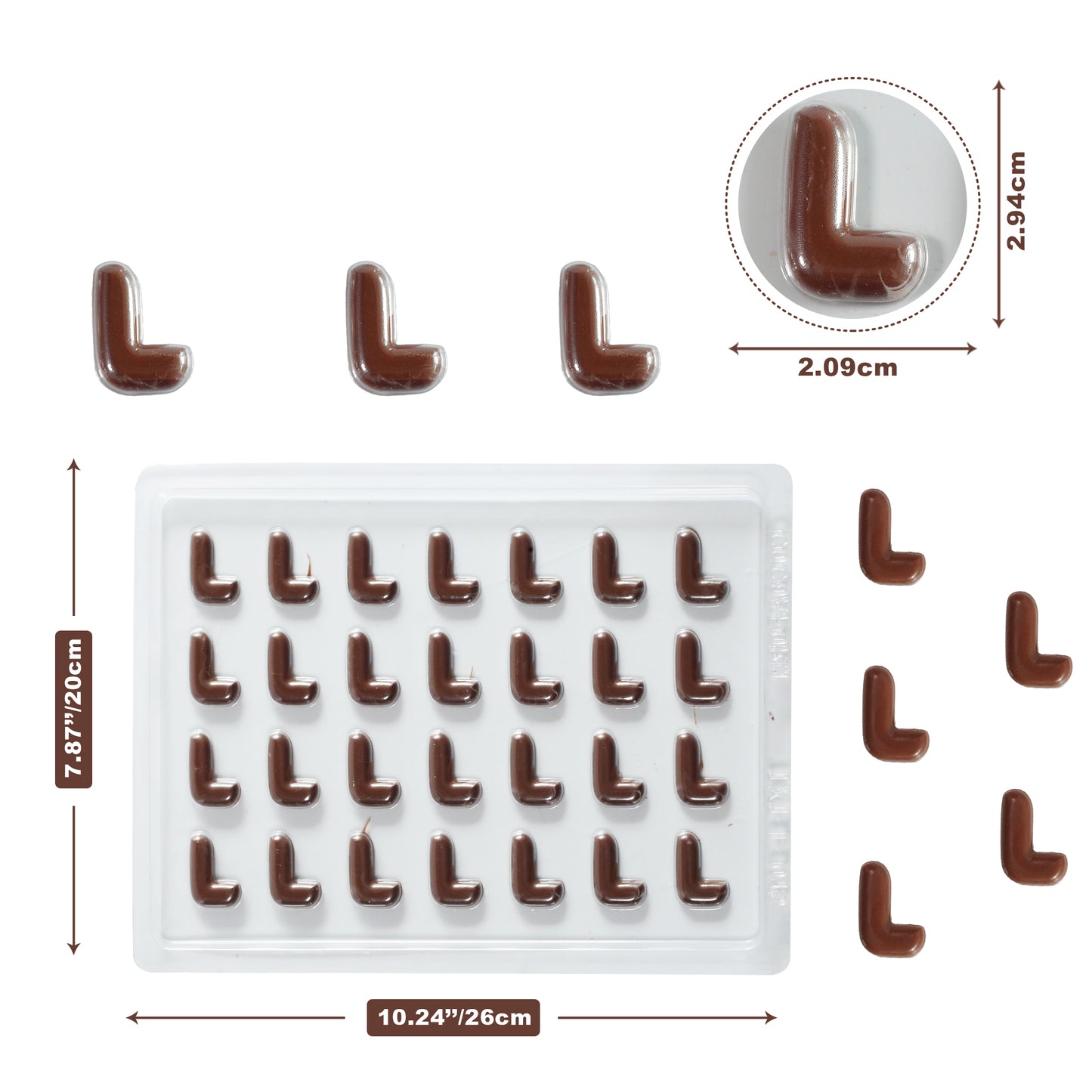 Chocolate Letter Mould — Pick Any Letter