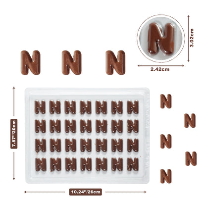 Chocolate Letter Mould — Pick Any Letter