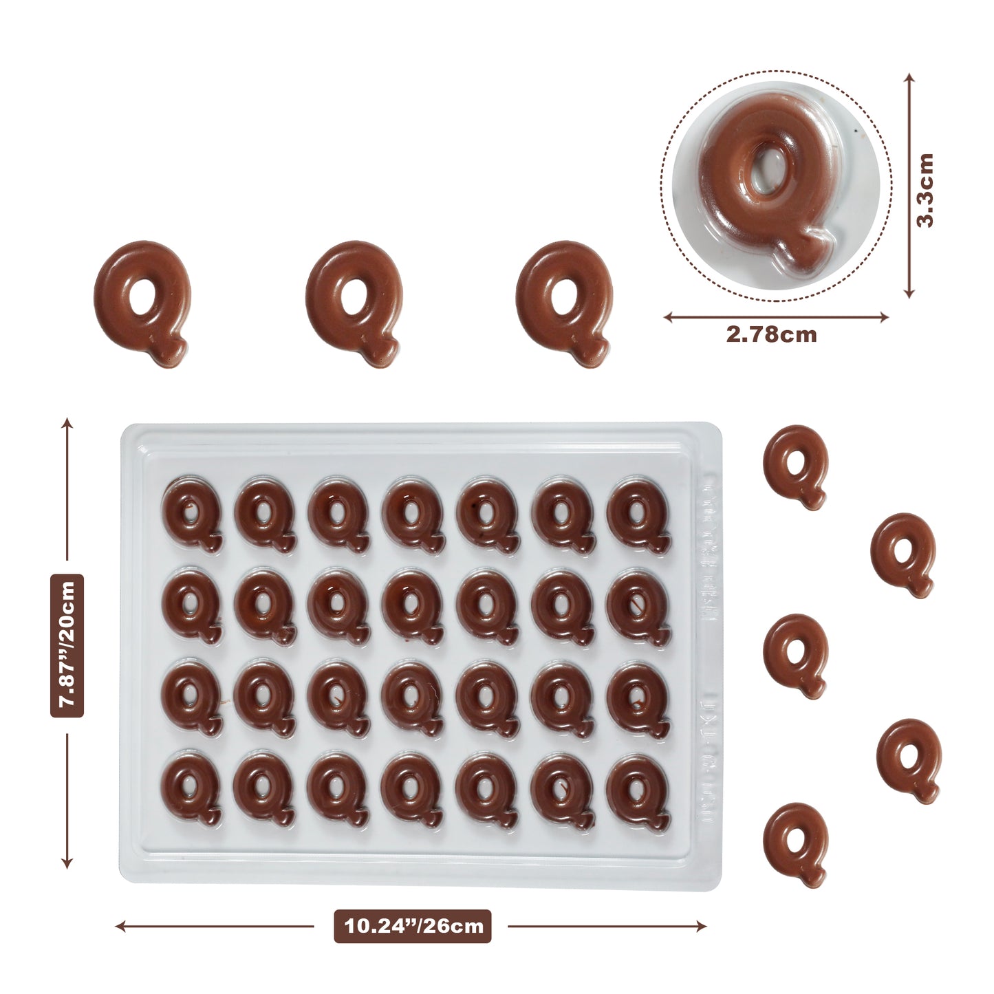 Chocolate Letter Mould — Pick Any Letter