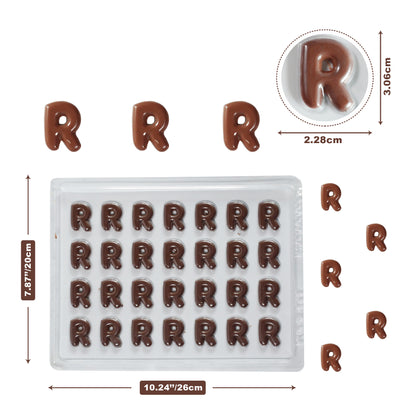 Chocolate Letter Mould — Pick Any Letter