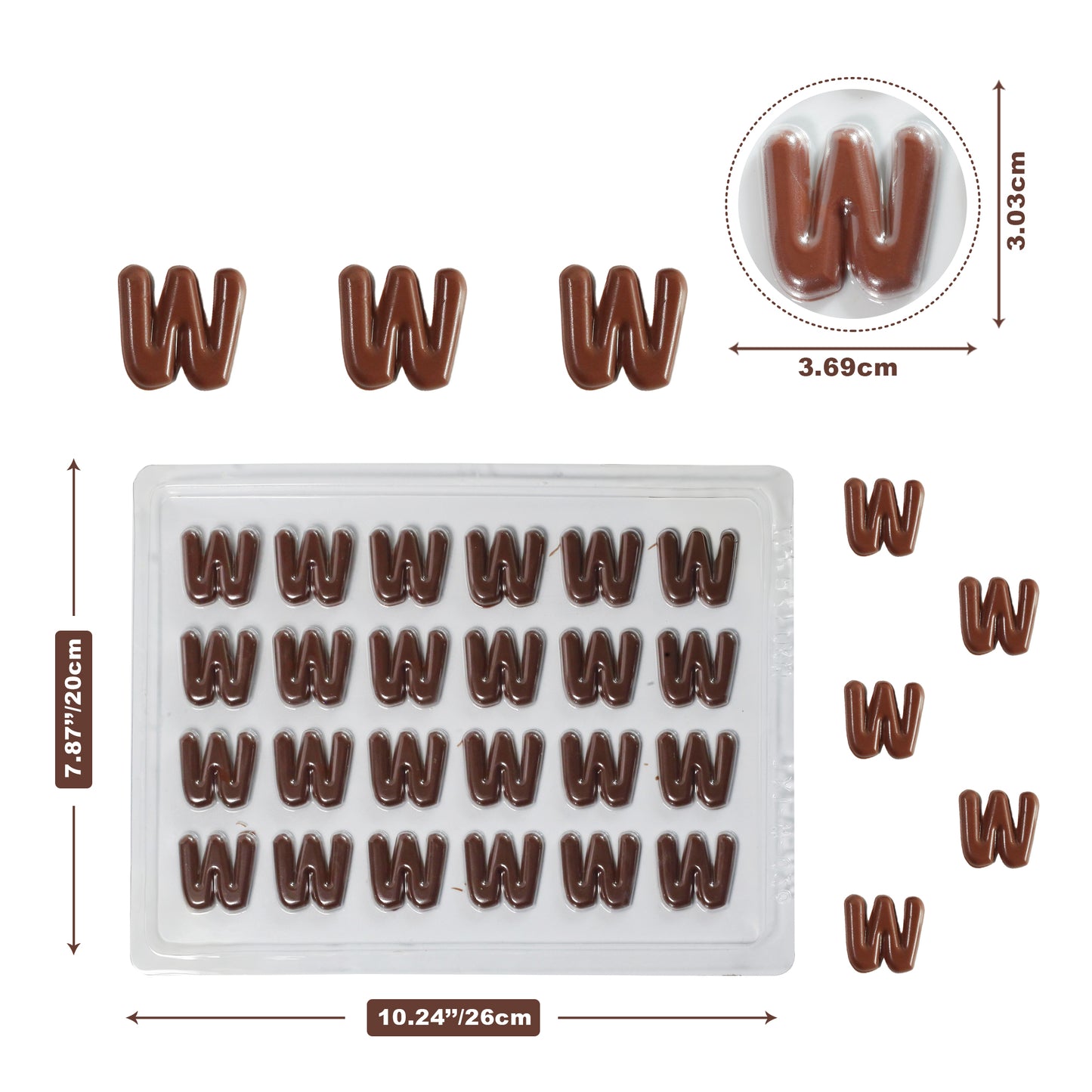 Chocolate Letter Mould — Pick Any Letter