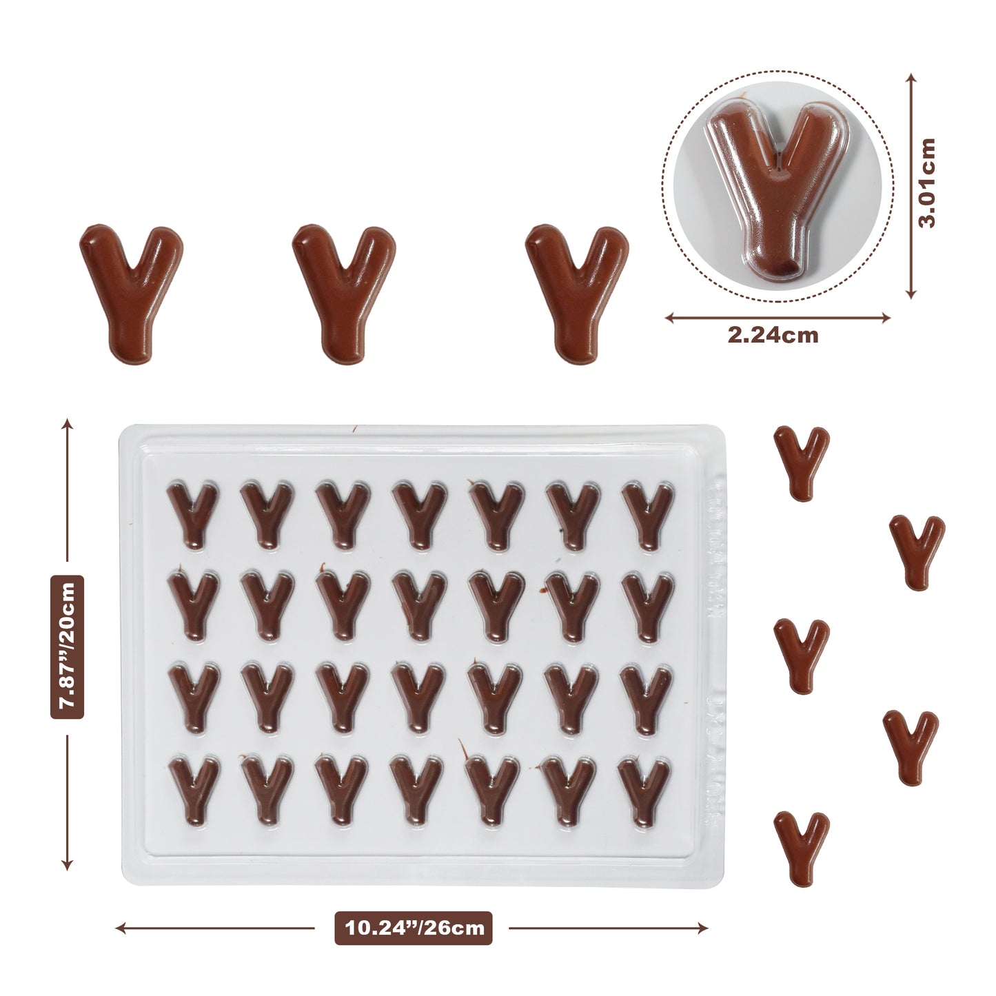 Chocolate Letter Mould — Pick Any Letter