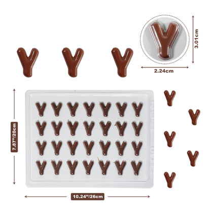 Chocolate Letter Mould — Pick Any Letter