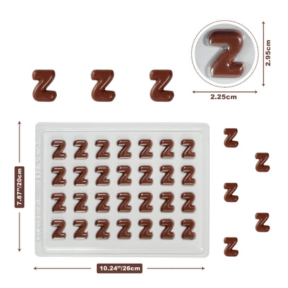Chocolate Letter Mould — Pick Any Letter