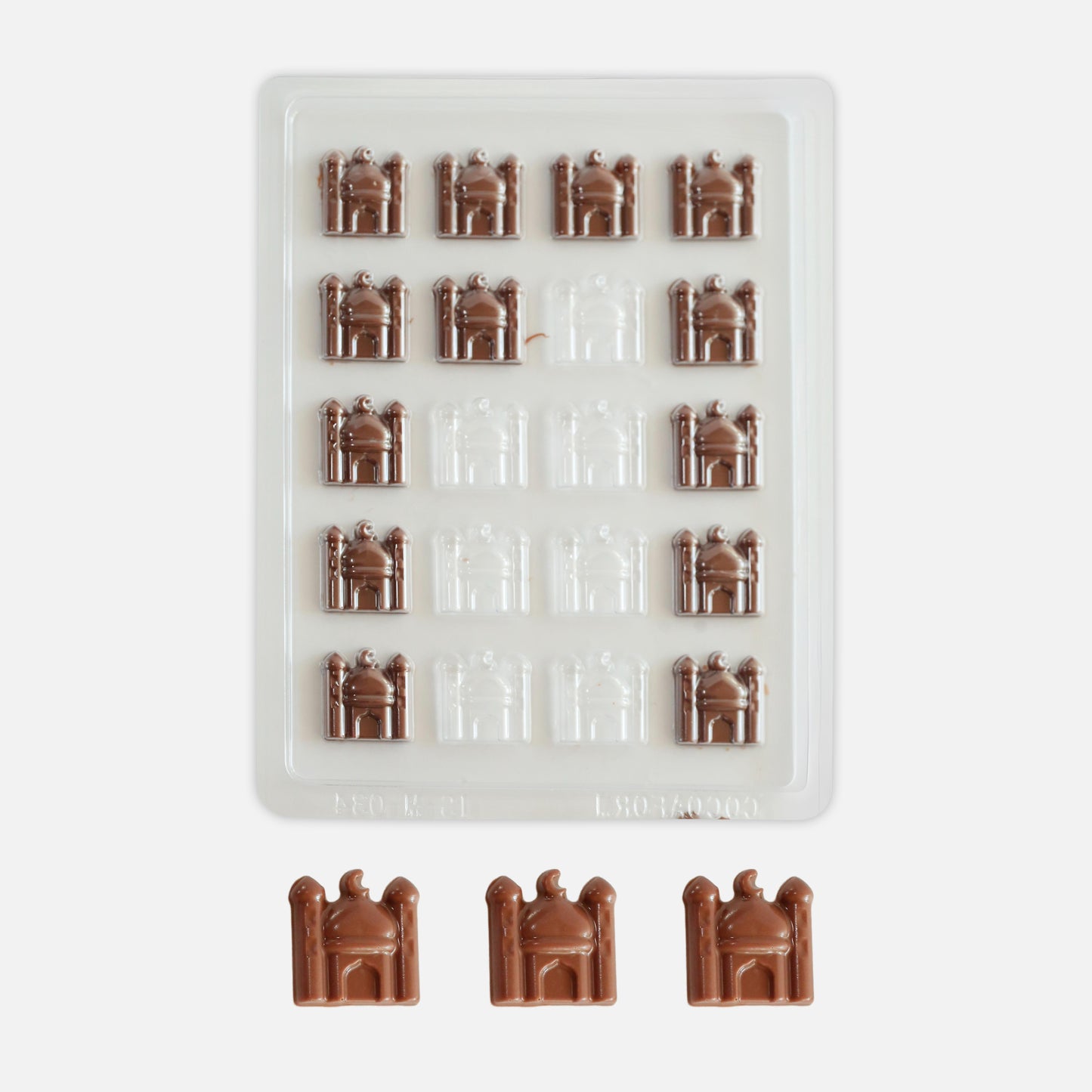 Ramadan chocolate moulds  - Mini mosque Icon for eid